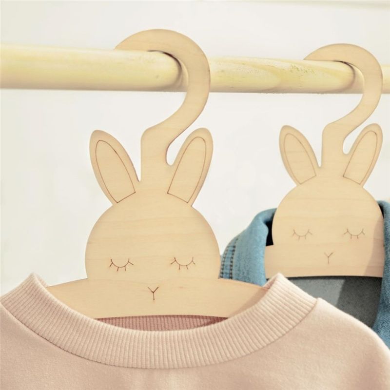 ABJI-20 шт. Милые деревянные в – обзор и цена Baby Clothing Hanging Rack